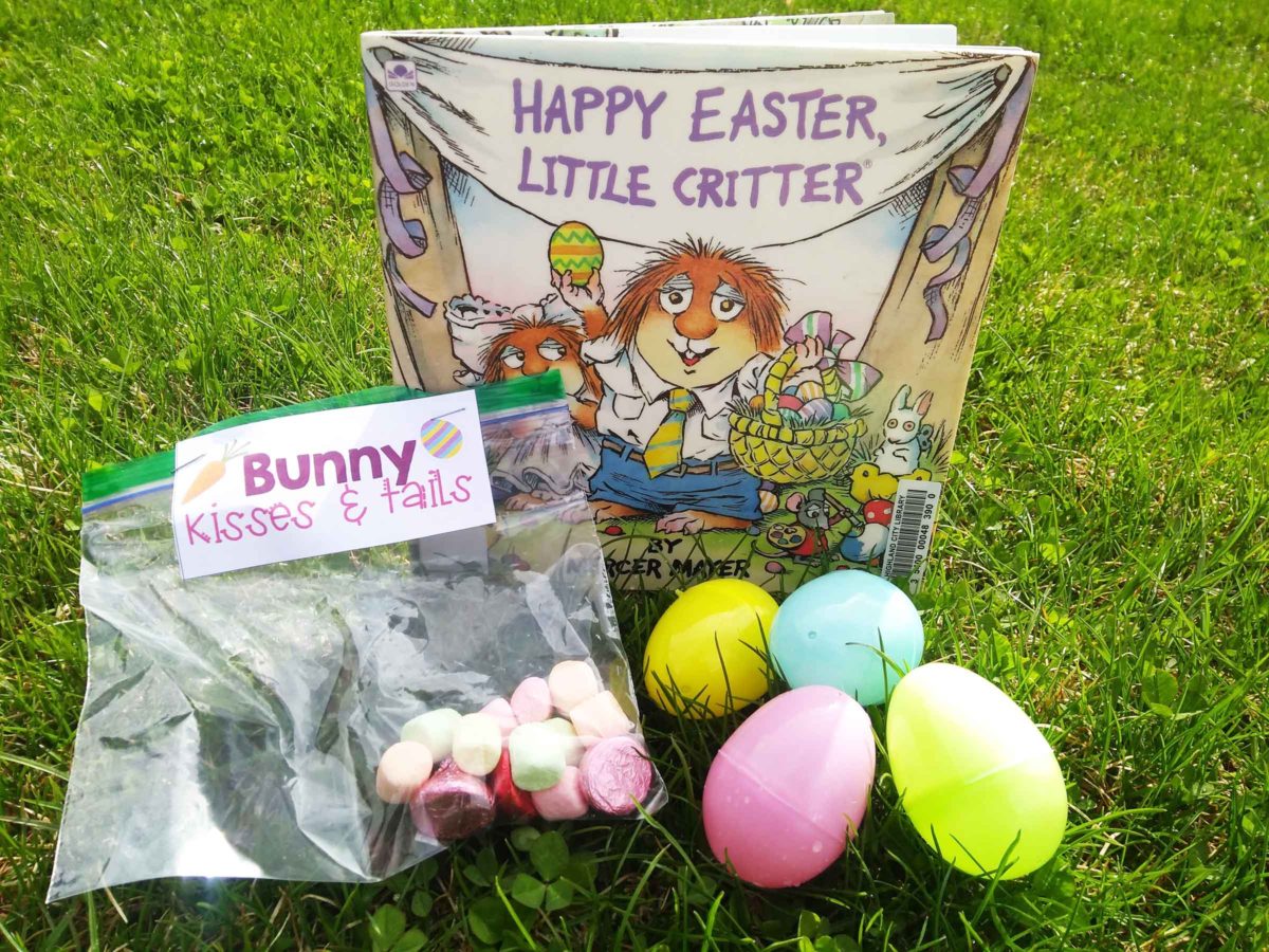 Cute Easter treat with free printable - My Silly Squirts