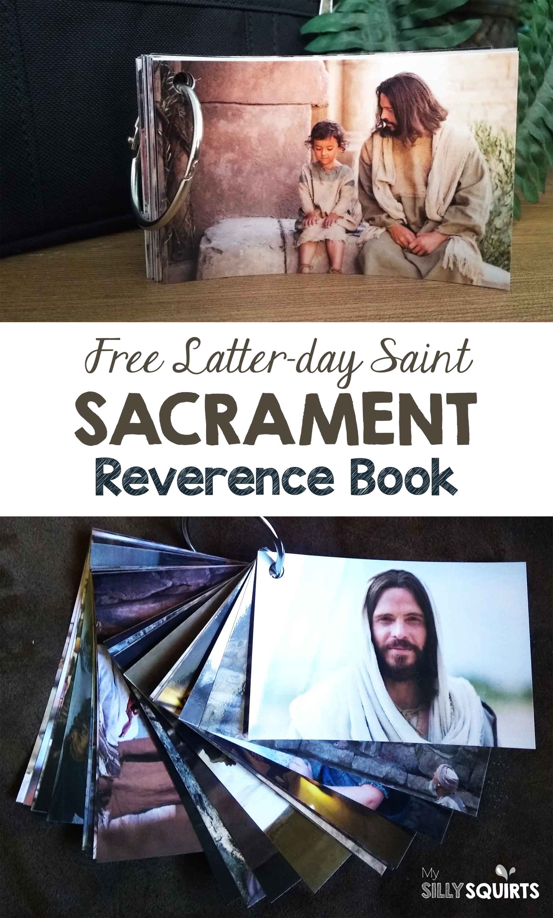 FREE Sacrament Reverence Book for kids and adults - My Silly Squirts