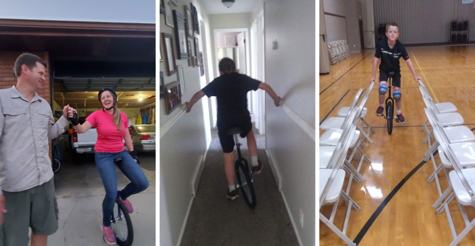 How to ride a unicycle tips and tricks My Silly Squirts