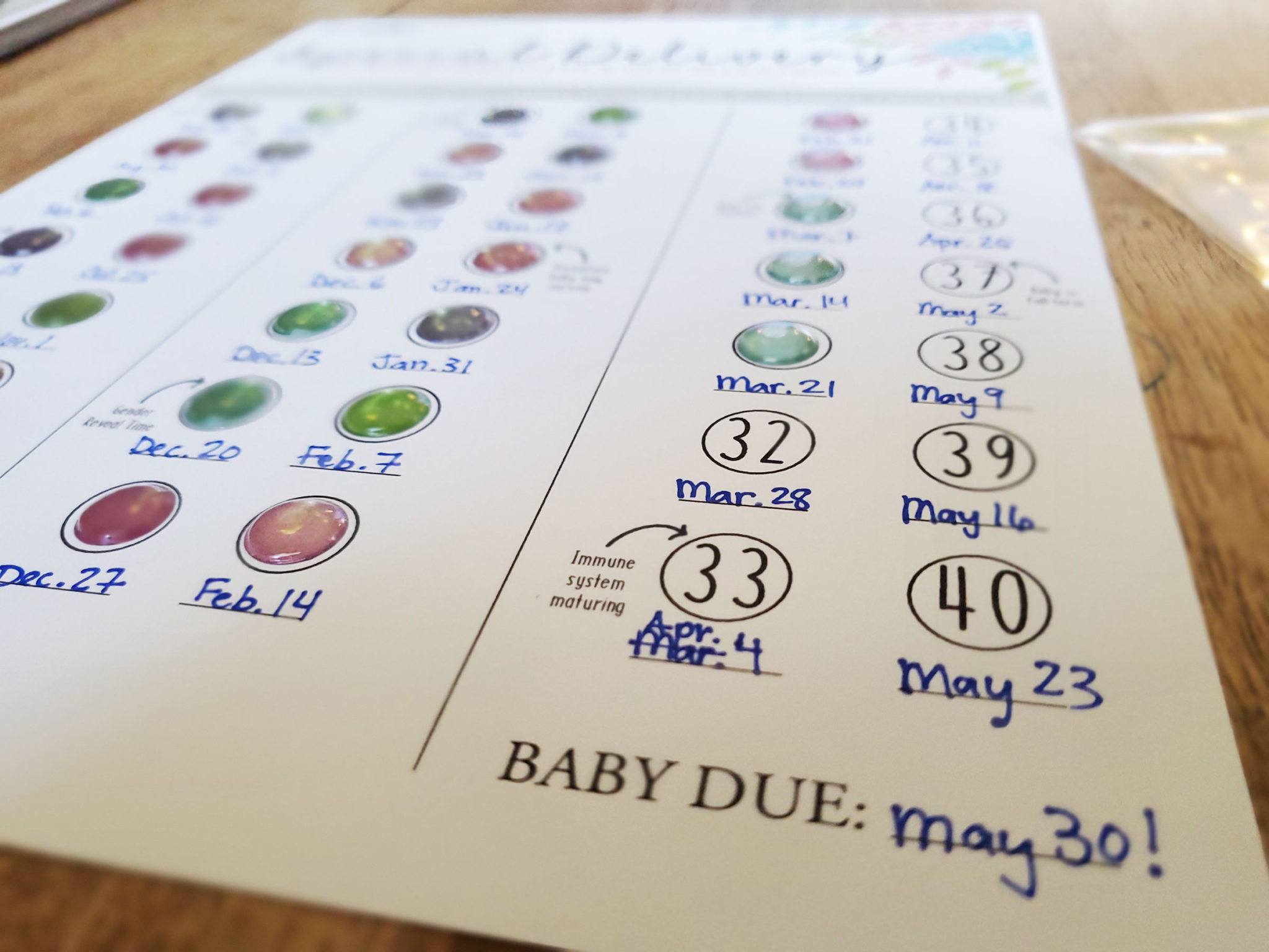 Expecting? 40week pregnancy countdown printable My Silly Squirts
