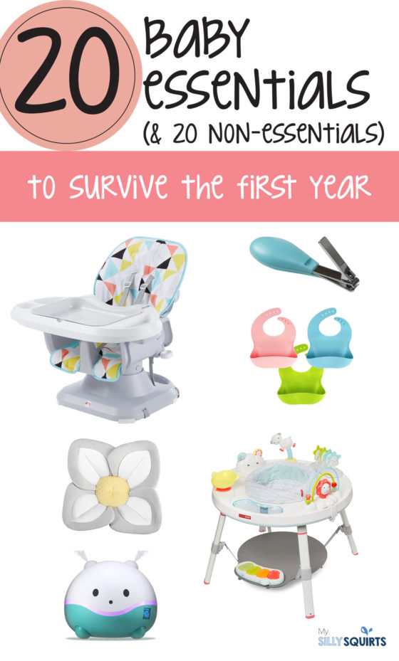 40+ Baby essentials and non-essentials for the first year - My Silly ...