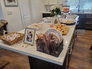 Bridal shower lunch buffet