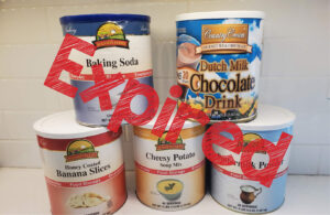 Expired canned food storage