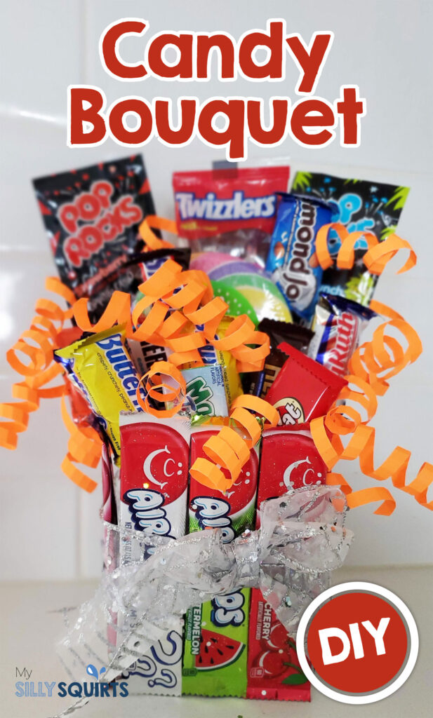 How To Make A Super Easy 10 Simple DIY Candy Bouquet My Silly Squirts How To Make A Super Easy 10 Simple DIY Candy Bouquet My Silly Squirts