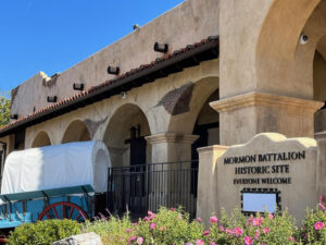 Entrance to the Mormon Battalion Historic Site