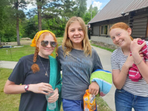 LDS Youth ready to have fun at girls camp