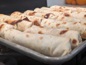 Make ahead breakfast burritos