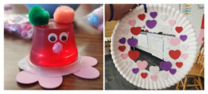Love bugs and heart wreaths