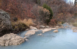 Fifth Water Hot Springs in Diamond Fork Canyon