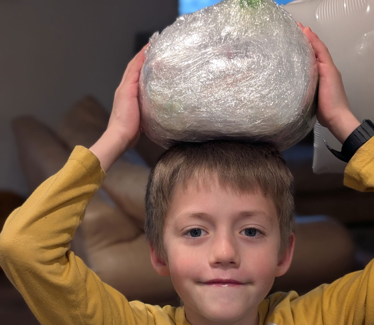 how-to-play-the-saran-wrap-ball-game-kid-version-my-silly-squirts
