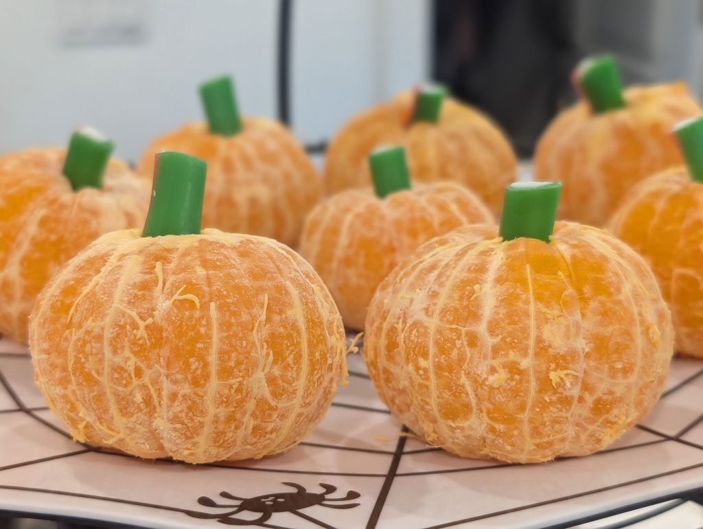 Mandarin orange pumpkins