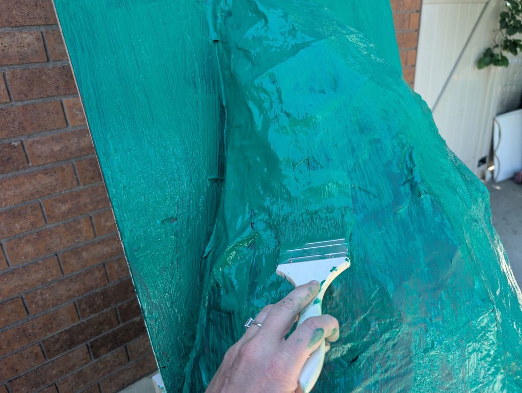 Painting the nose green