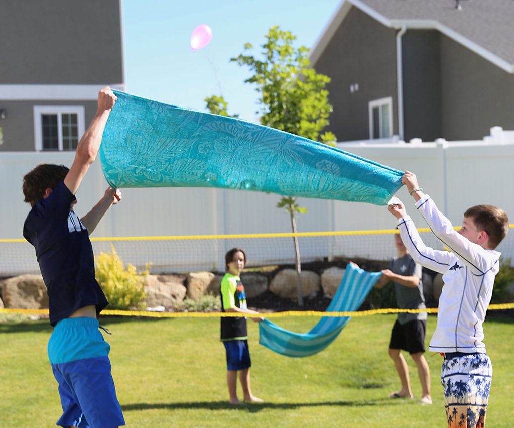 Water Balloon Volleyball