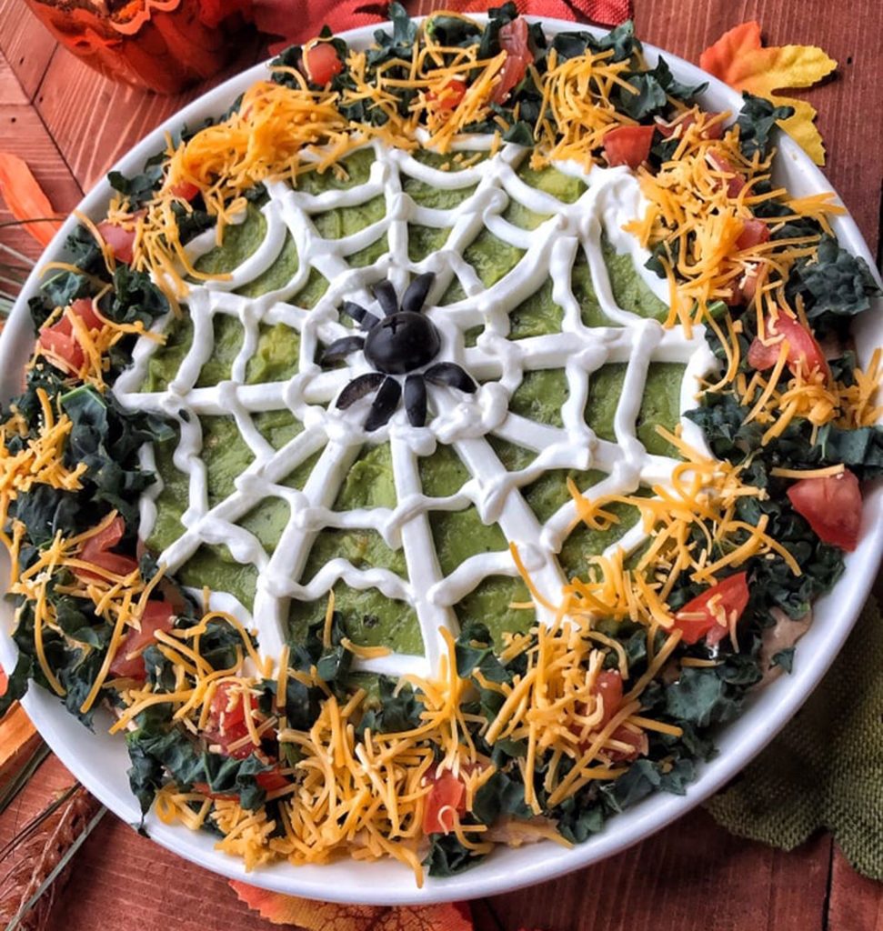Halloween taco dip