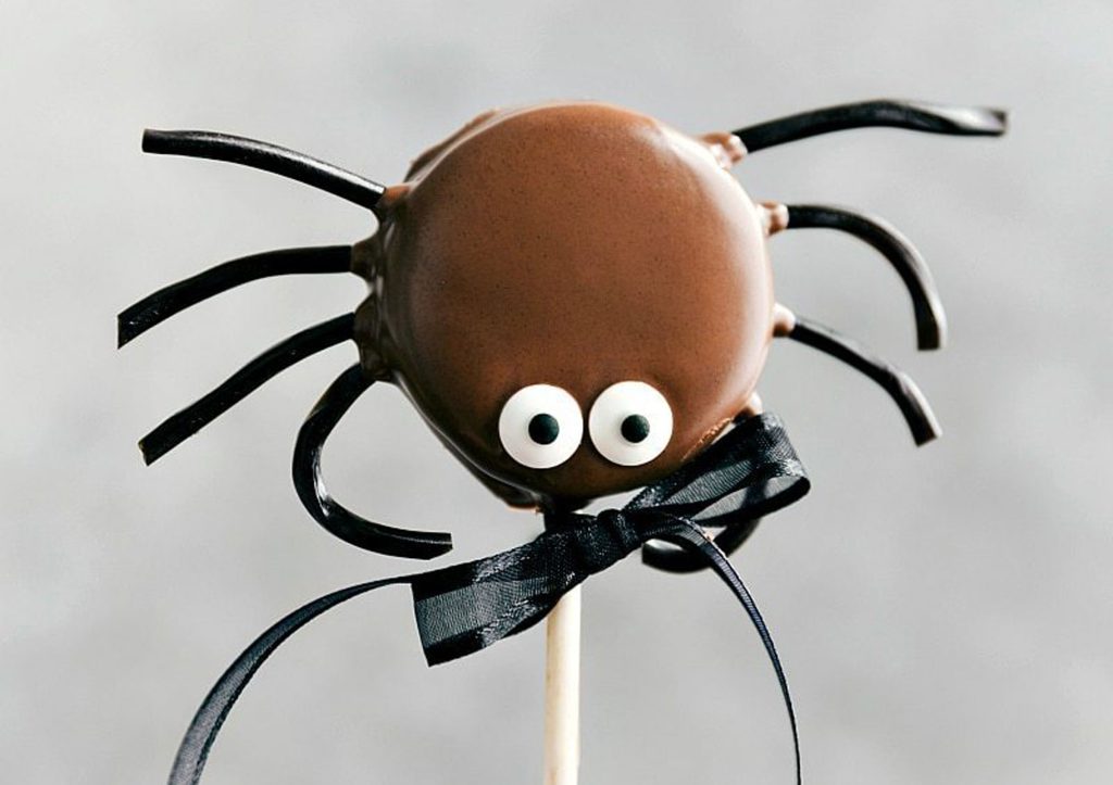 Spider Oreo pops