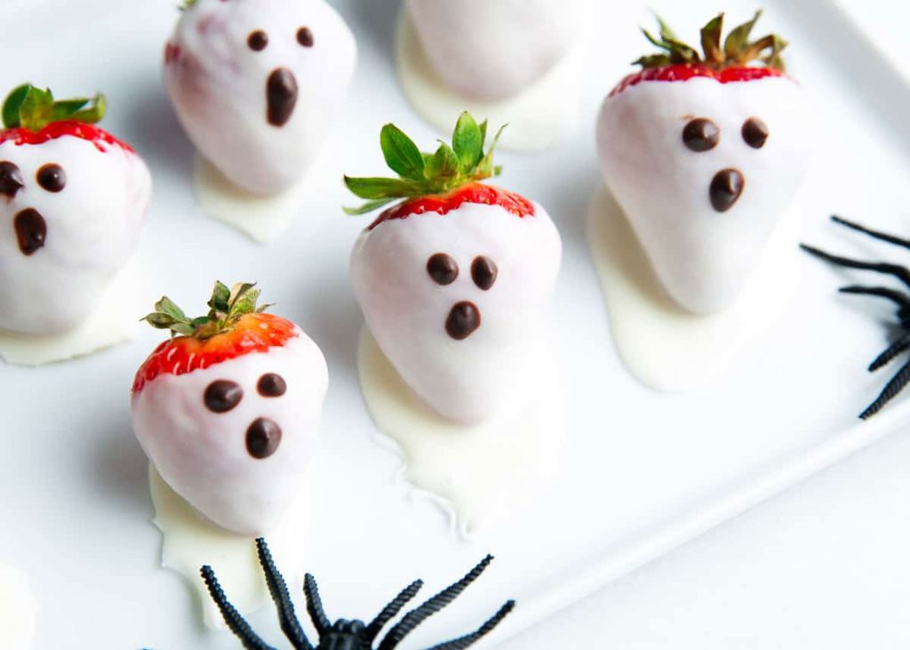 Strawberry ghosts