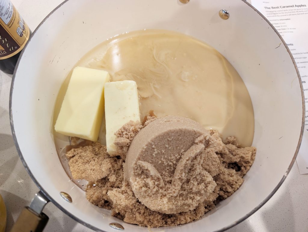 Combine all the ingredients except the vanilla