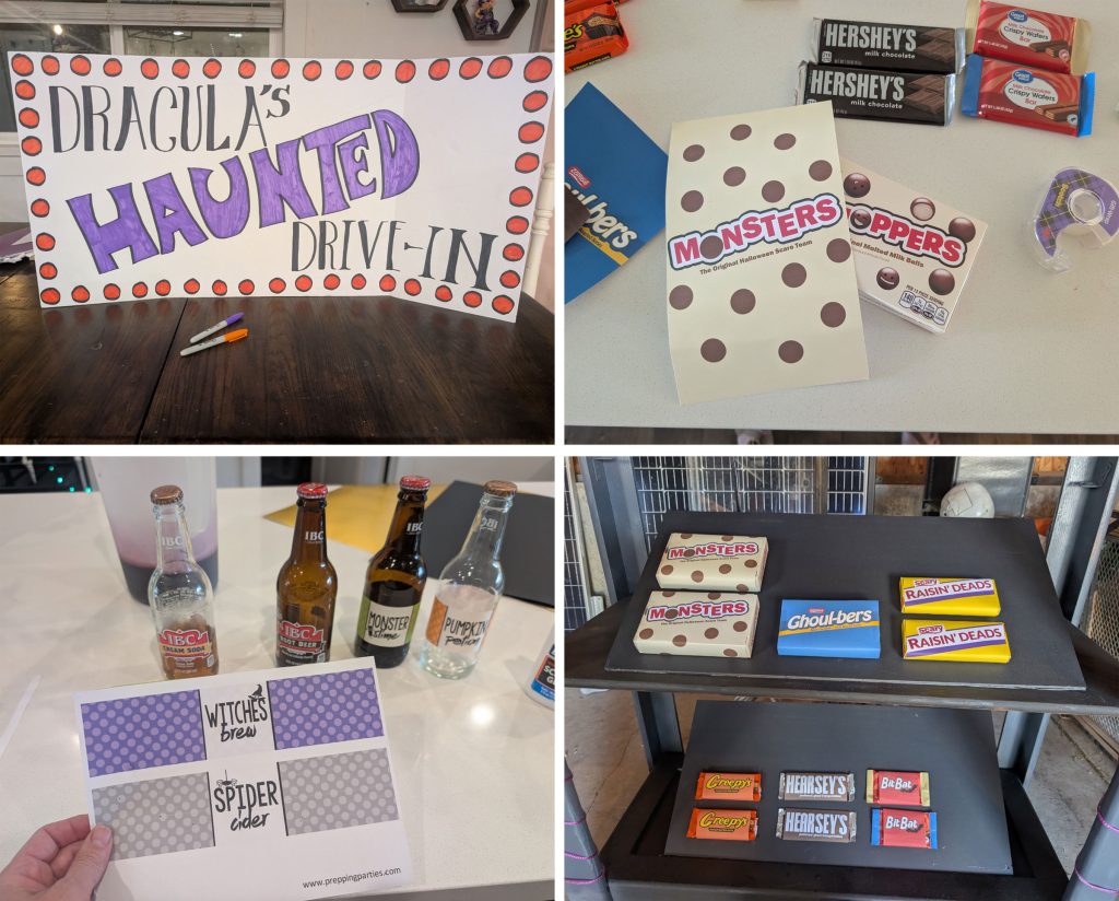 Decorations for the refreshment stand