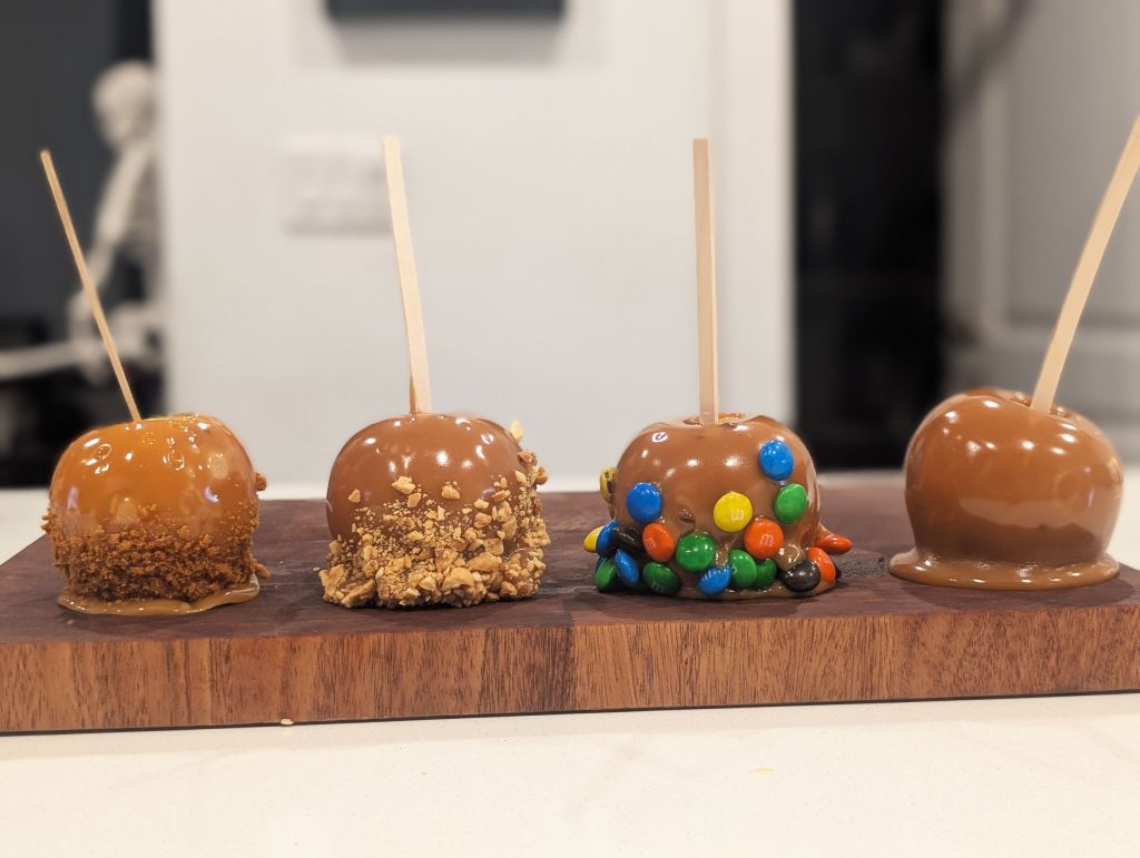 Four delicious caramel apples that are so easy to make