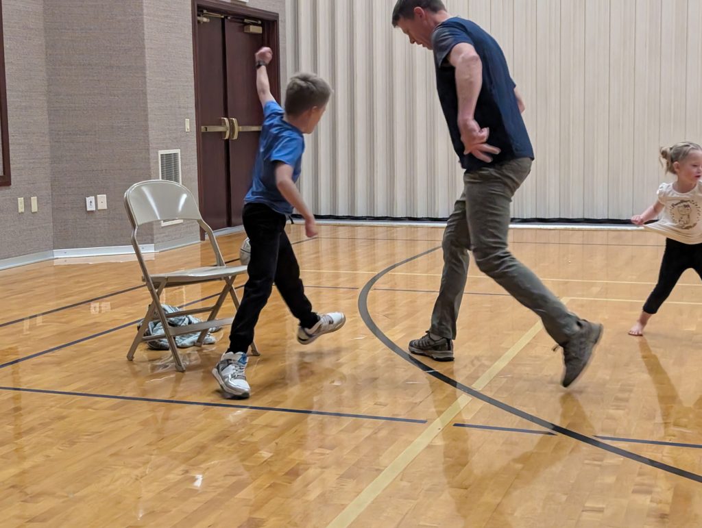 Block other people from hitting your chair with the ball