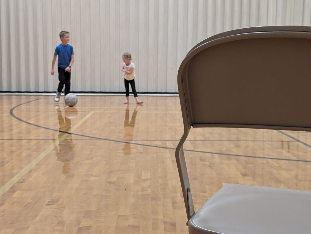 Chair soccer is a super fun game for any occasion