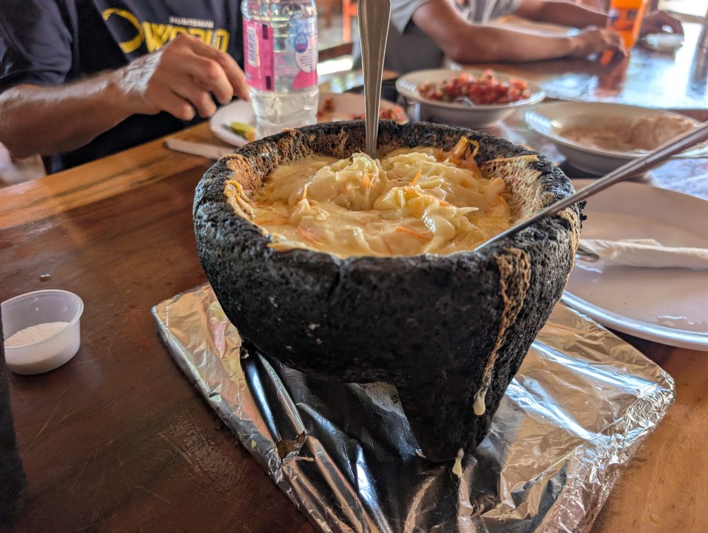 We were starving after the zipline and all the food was delicious