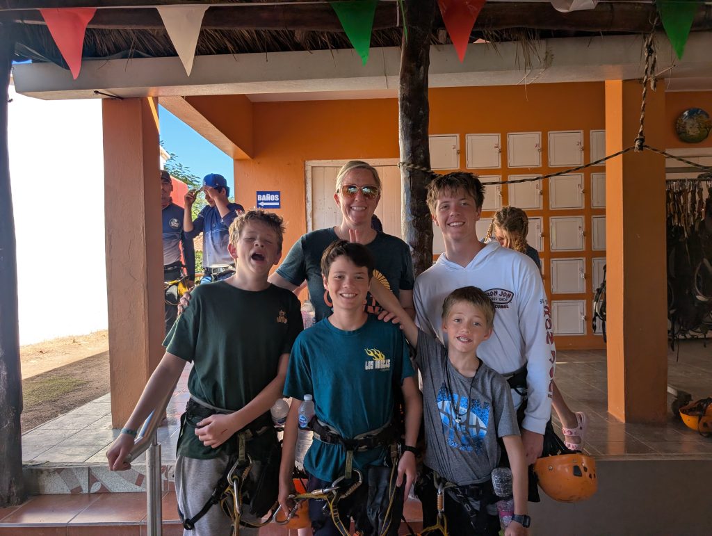 Ready to start our zipline tour