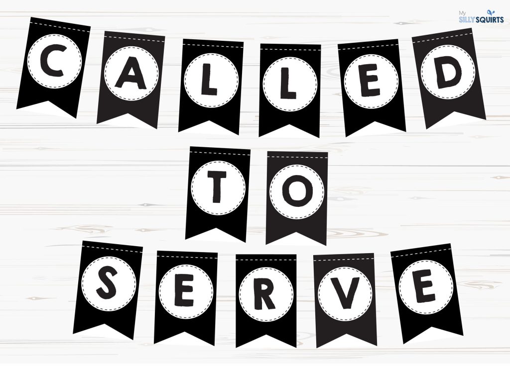 Called to Serve banner digital download