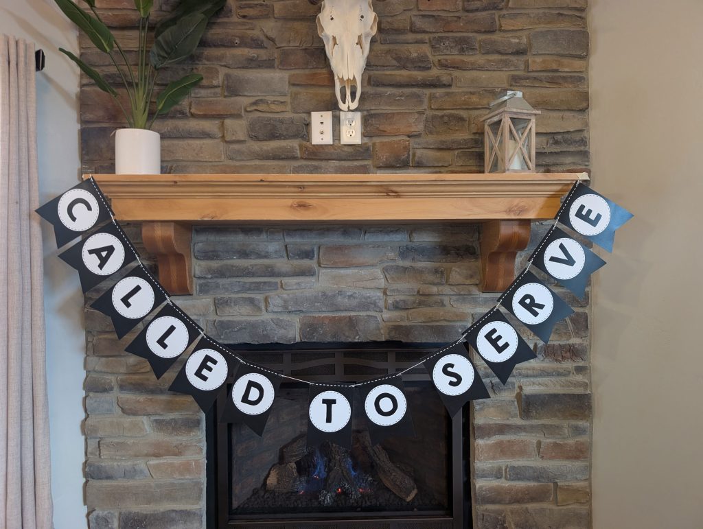 Called to serve banner