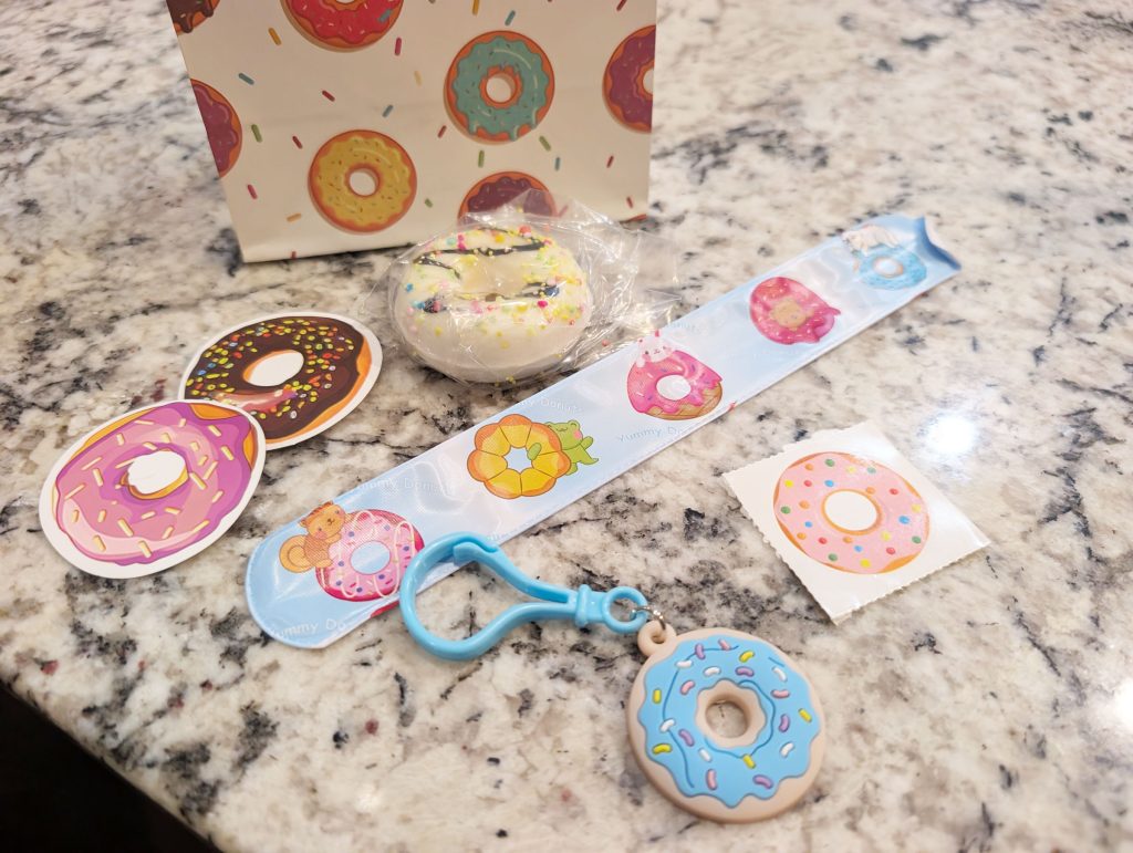 Donut party favors