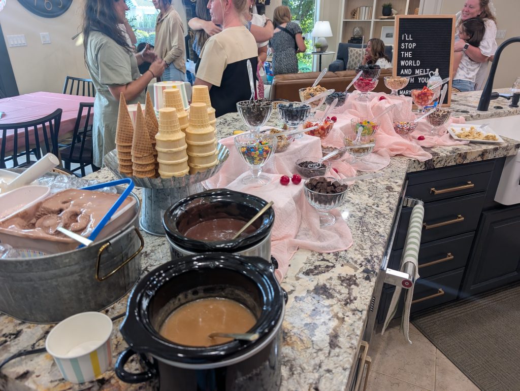 Ice Cream Sundae Bar