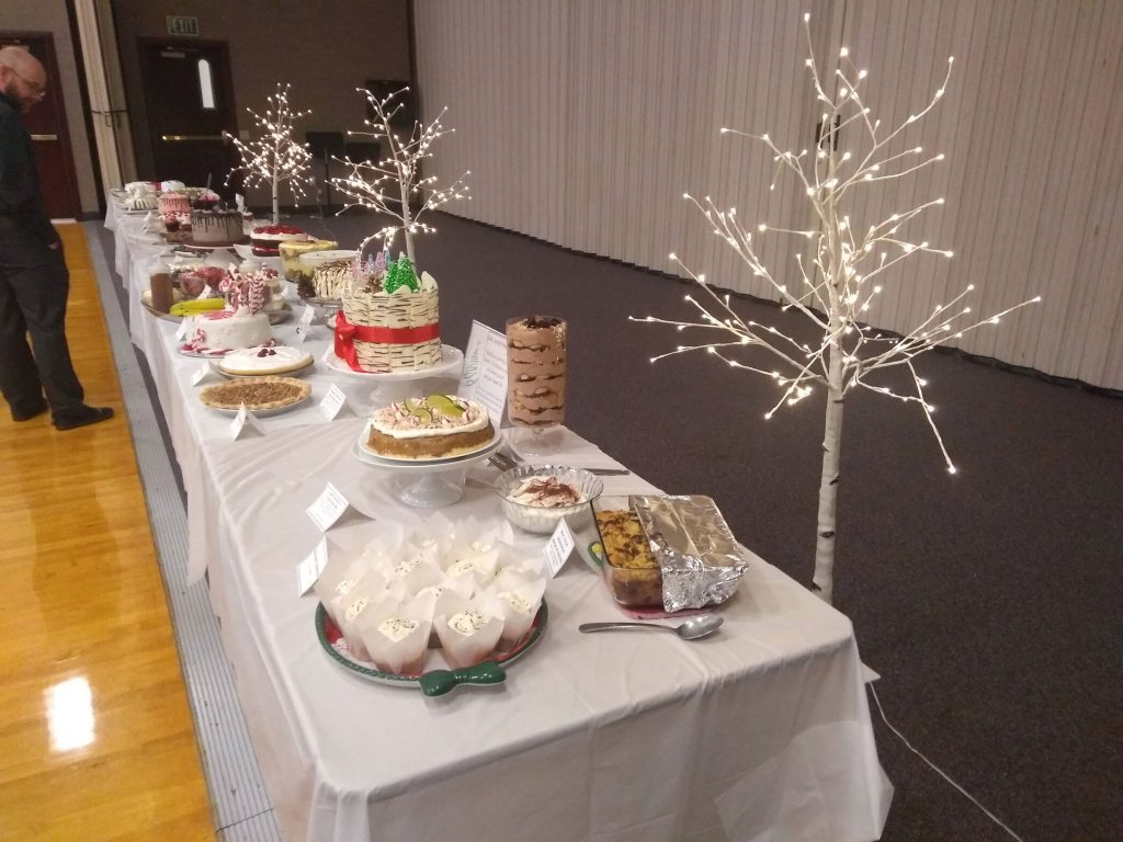 Potluck cake buffet