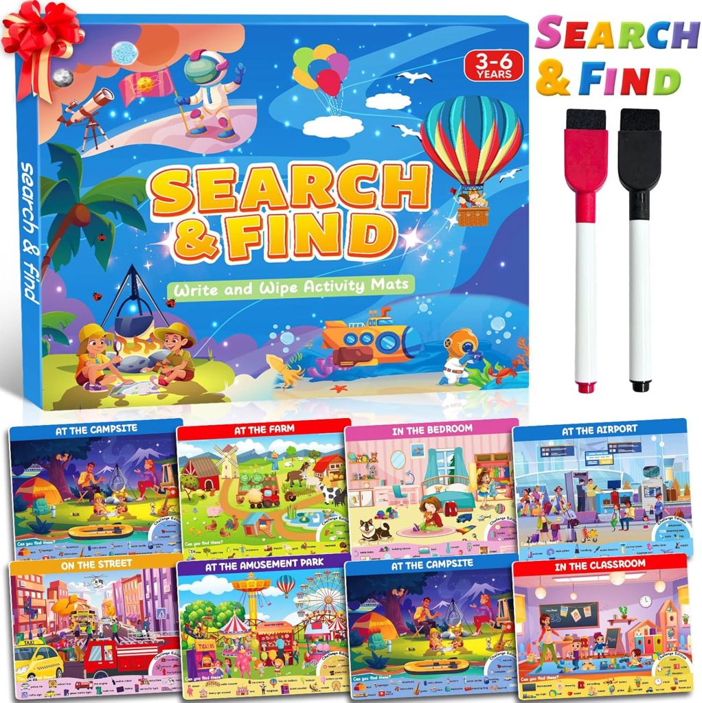 Search and find activity books