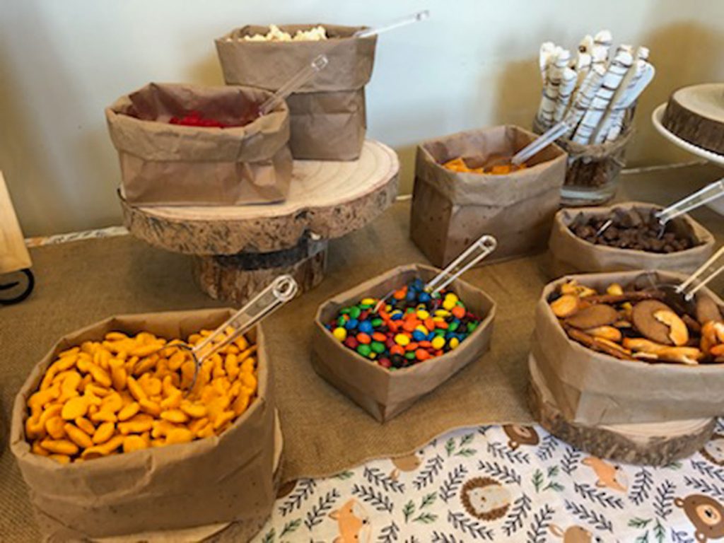 Trail mix buffet