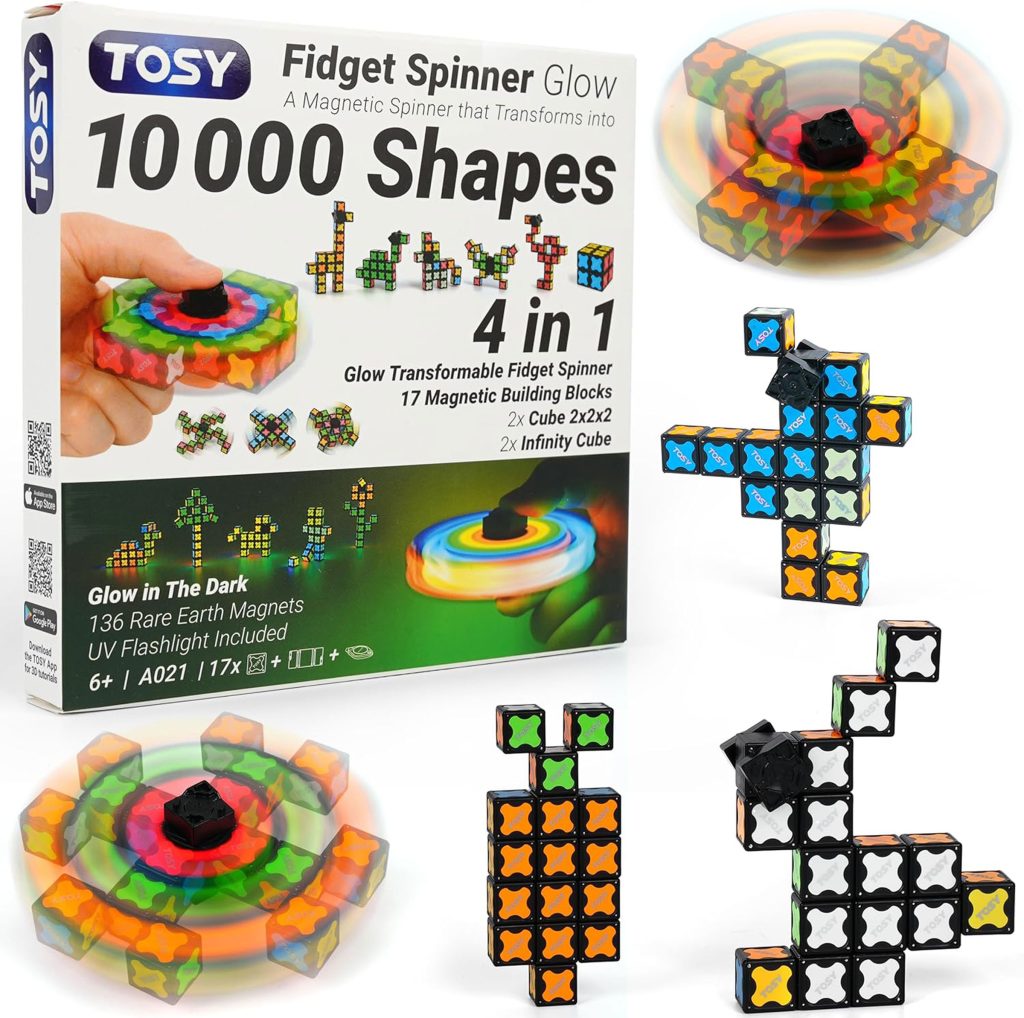 Transforming fidget spinner