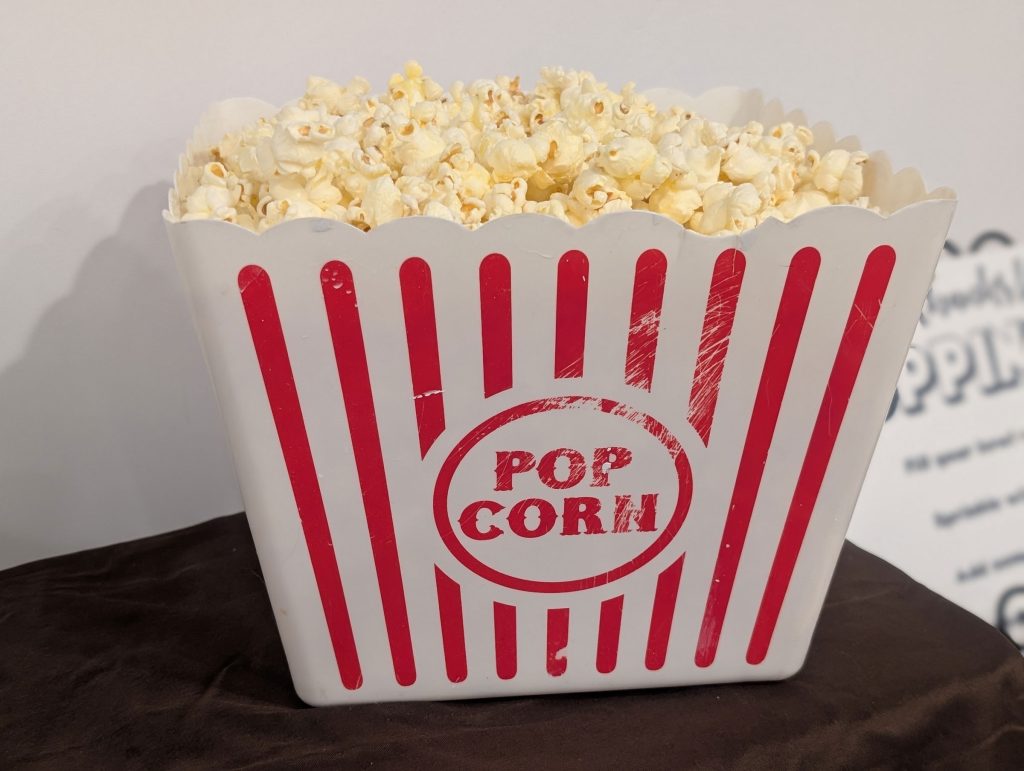 Big bowl of popcorn