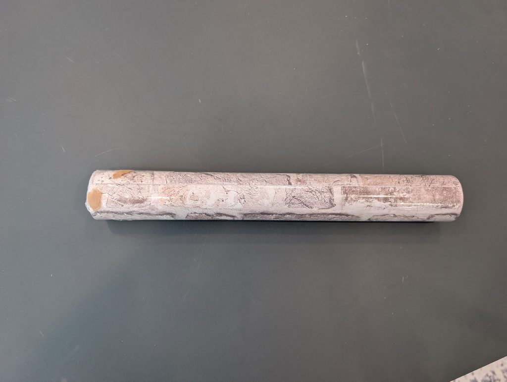Roll of wallpaper. I ended up needing to buy one more roll