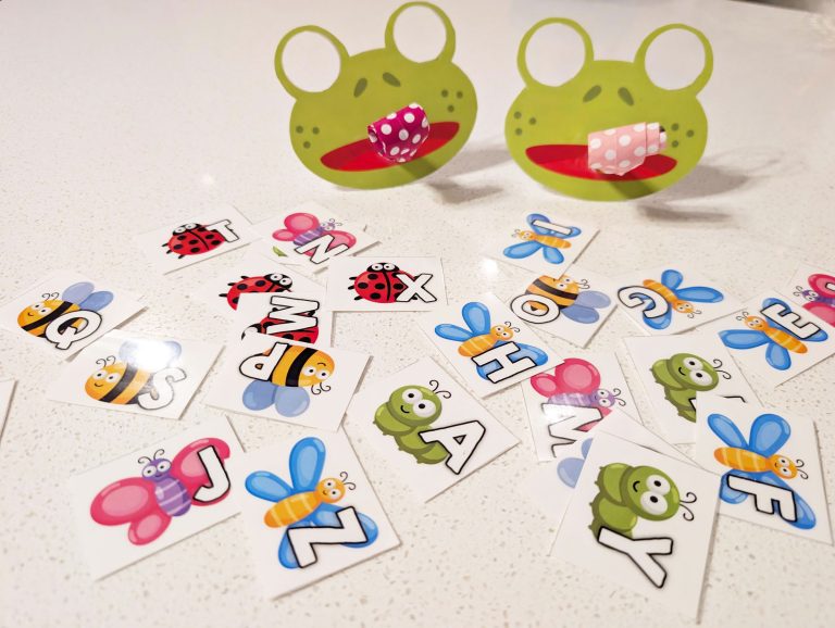 Freddy the Frog letter game