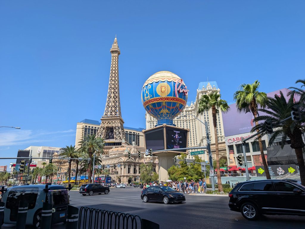 View of the Paris Las Vegas Hotel
